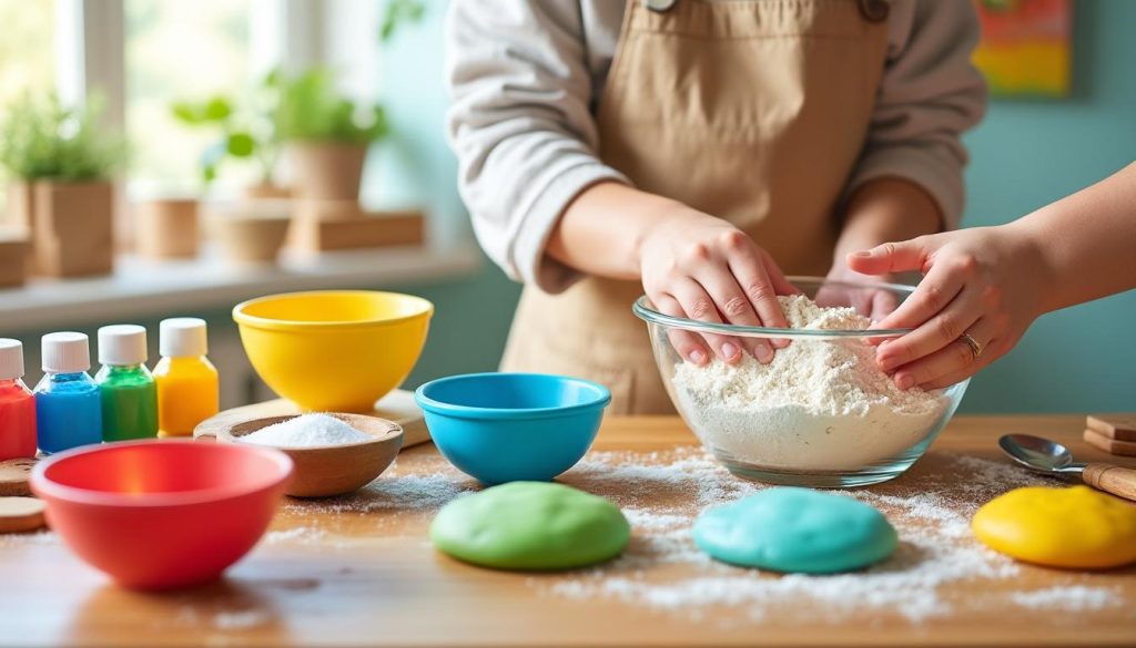 knete selber machen – entdecke einfache rezepte für bunte spielmasse zum selbermachen. kreativer spaß für kinder und familie mit leicht umsetzbaren anleitungen.