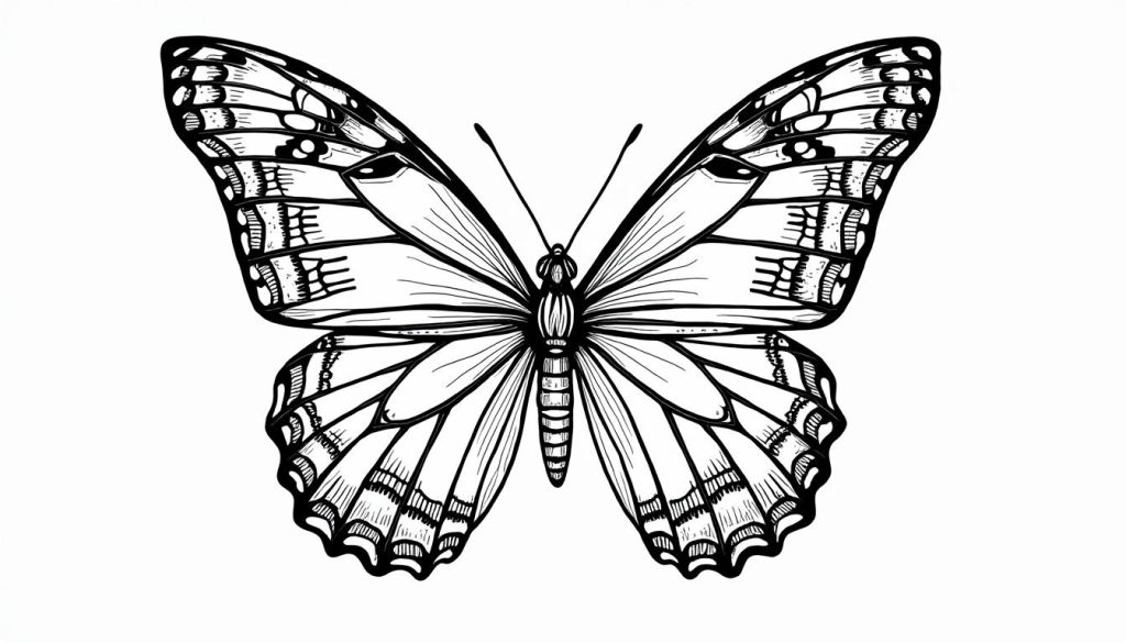 entdecken sie unser schmetterling ausmalbild, perfekt zum entspannen und ihre kreativität zu entfalten. ideal für alle altersgruppen, die ruhe und spaß beim malen suchen.