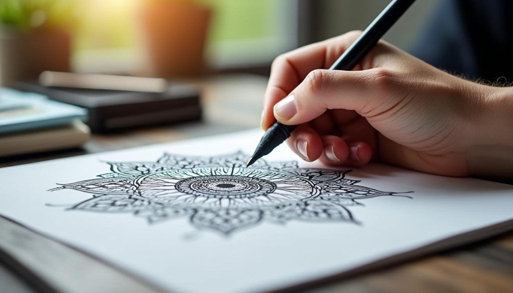 lerne, zentangle-muster einfach zu zeichnen und finde entspannung durch kreative und meditative kunsttechniken.