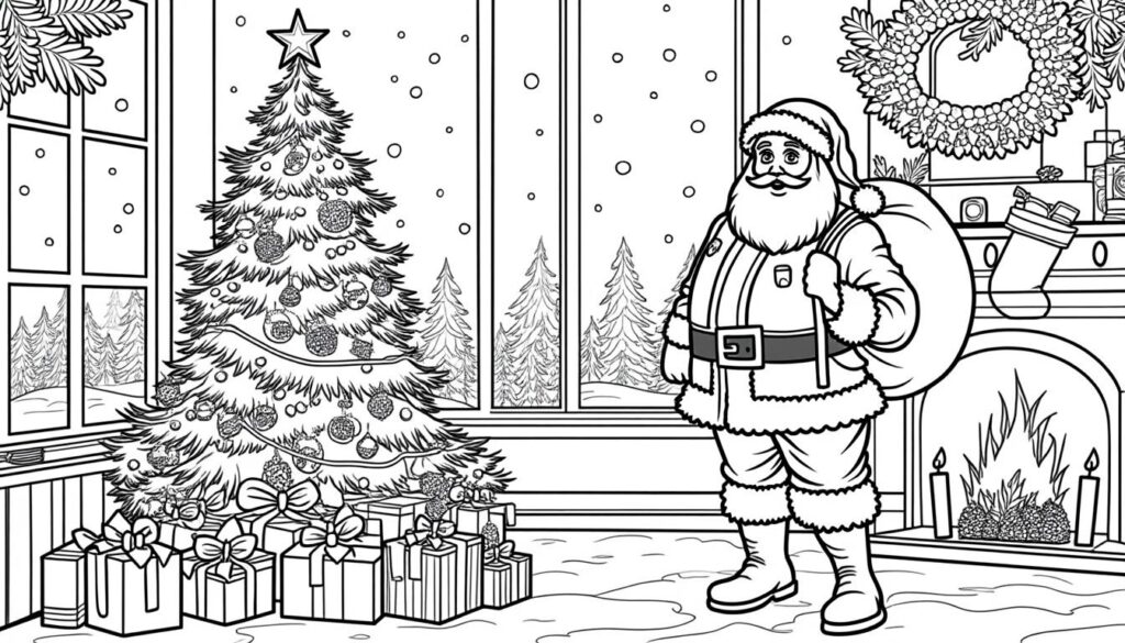 entdecken sie kreative ausmalbilder zu weihnachten mit festlichen motiven, perfekt für kinder und erwachsene, um die weihnachtszeit bunt und fröhlich zu gestalten.