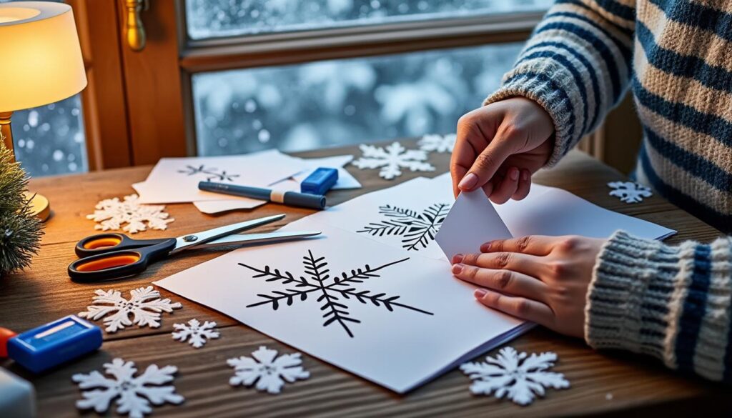 entdecken sie einfache und kreative anleitungen zum schneeflocken basteln für den winter. perfekt für diy-fans jeden alters, um die kalte jahreszeit liebevoll zu gestalten.