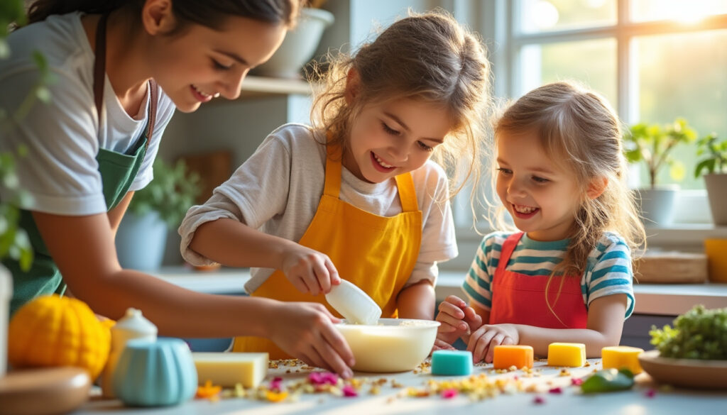 seife selber machen mit kindern – eine einfache und spaßige anleitung, um gemeinsam kreativ zu werden und natürliche seifen herzustellen.